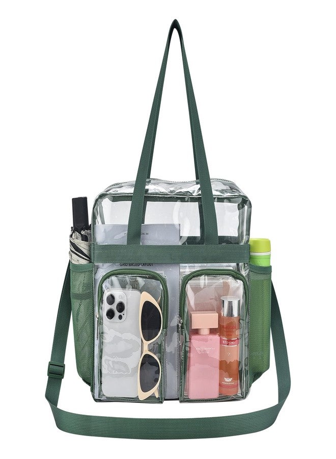 Oraben Clear Bag for Stadium Events 12x6x12 Clear Tote Bag for Women Transparent Lunch Bag for Work Sports Concert - Image 5